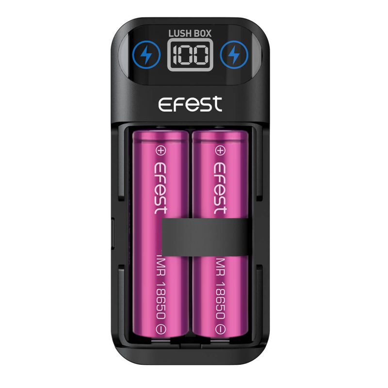 Efest Lush BOX Battery Charger - 2 Bay