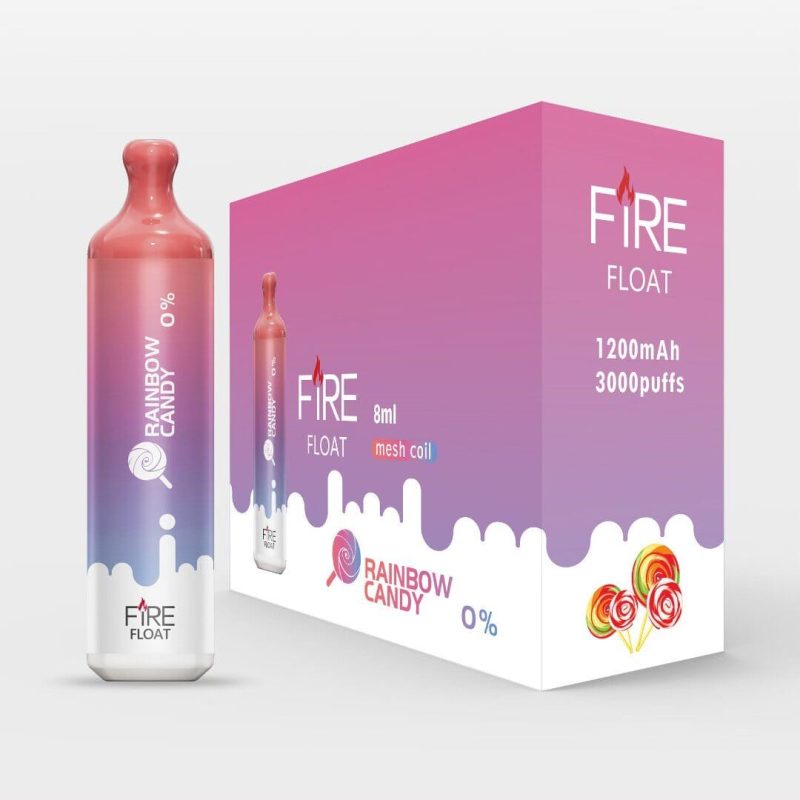 fire float zero nicotine disposable 3000 puffs 8ml 641930