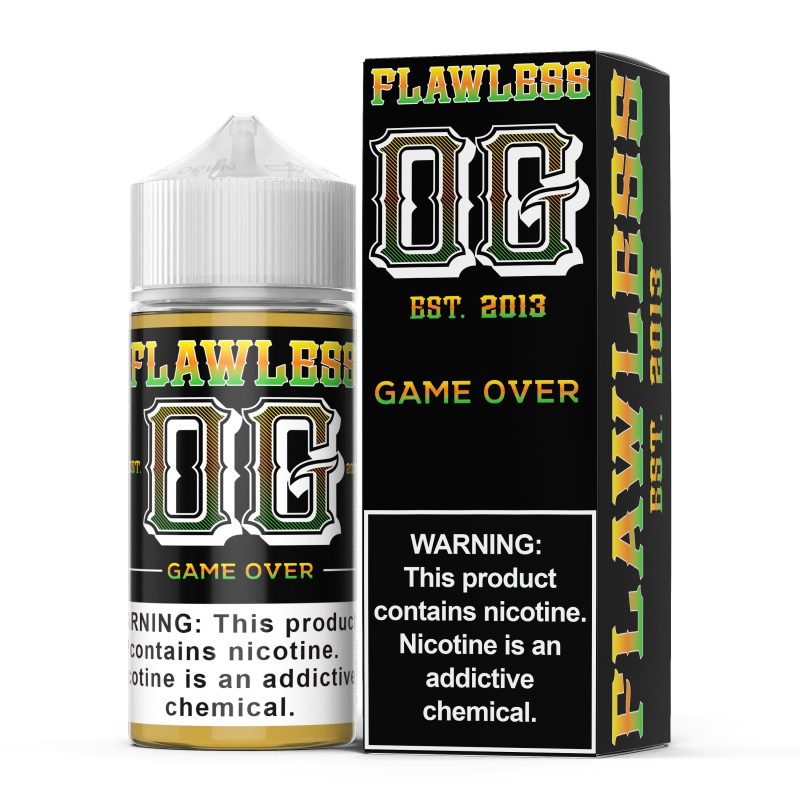 Game Over by Flawless OG E-Liquid 100ml with packaging