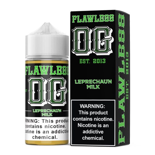 Leprechaun Milk by Flawless OG E-Liquid 100ml with packaging