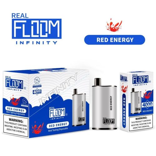 Floom Infinity Disposable | 4000 Puffs | 10mL - Red Energy with packaging