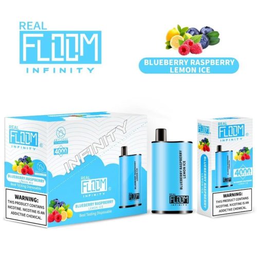 Floom Infinity Disposable | 4000 Puffs | 10mL - Blueberry Raspberry Lemon Ice with packaging