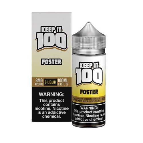 foster by keep it 100 tobacco free nicotine series 100ml 588920