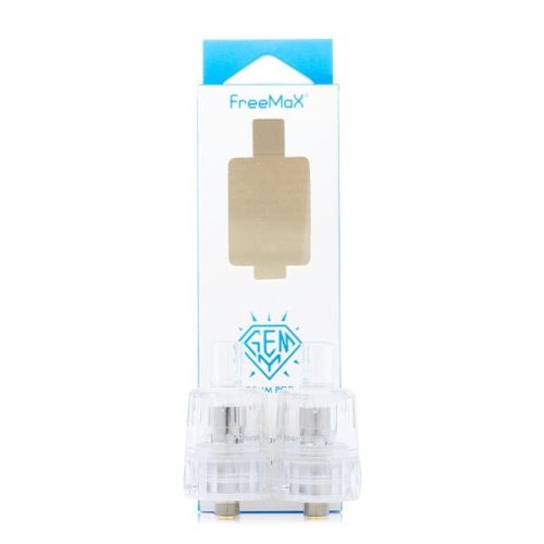 FreeMax GEMM Replacement Pods (2-Pack) 1.0ohm Clear with packaging