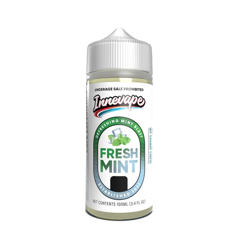 fresh mint by innevape e liquid 100ml freebase 346574