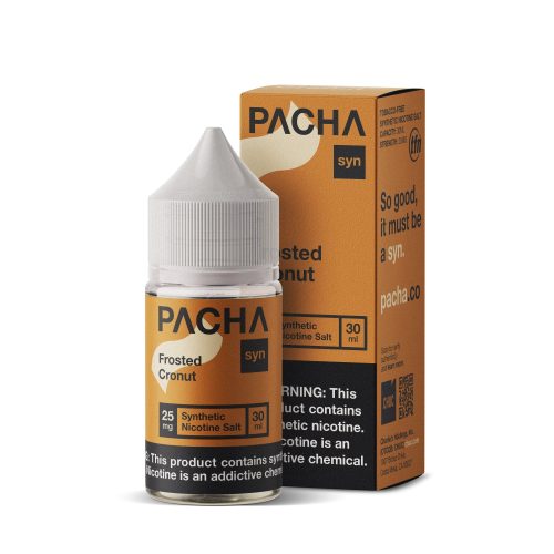 Frosted Cronut by Pacha Mama Salts E-Liquid TFN with packaging