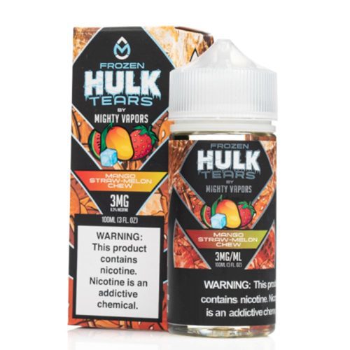 Frozen Mango Straw-Melon Chew | Mighty Vapors Hulk Tears | 100mL with Packaging