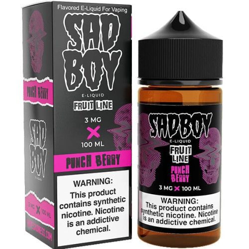 Fruit Punch Berry by Sadboy 100ml with packaging