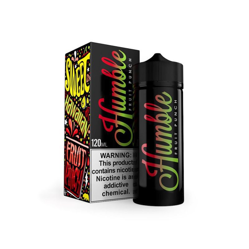 Fruit Punch Tobacco-Free Nicotine By Humble 120ML with packaging