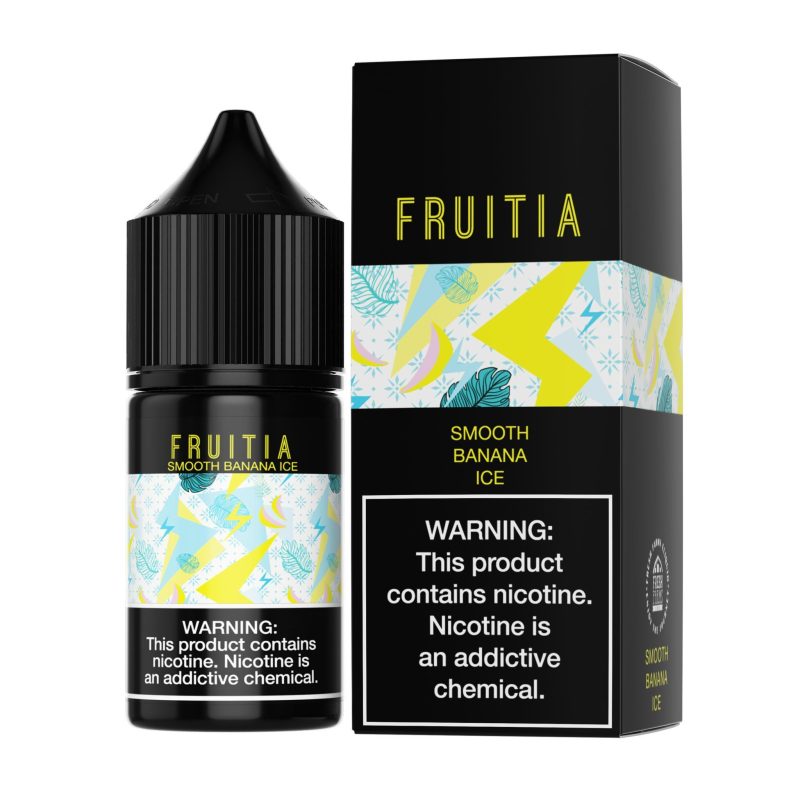 fruitia salts smooth banana ice 30ml eliquid 927649