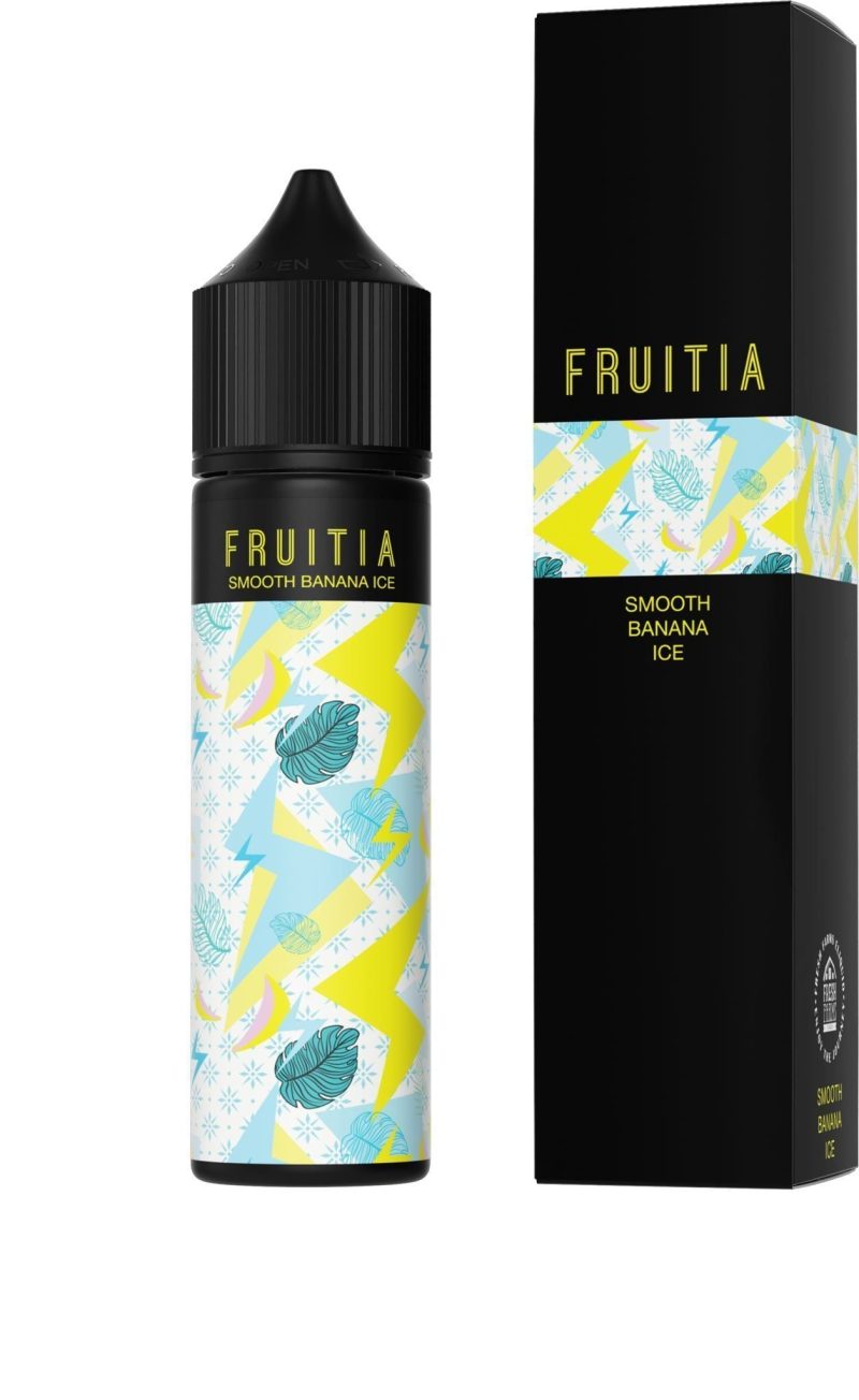 Banana Ice by Fruitia E-Liquid 60ml with packaging