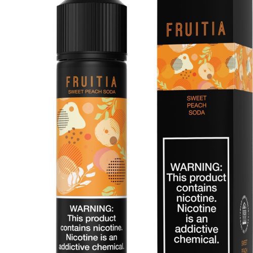 fruitia sweet peach soda 60ml eliquid 156771