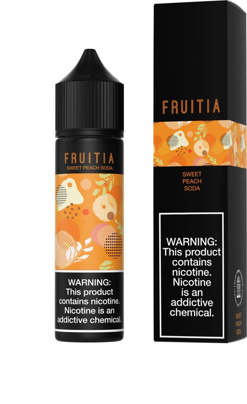 fruitia sweet peach soda 60ml eliquid 156771