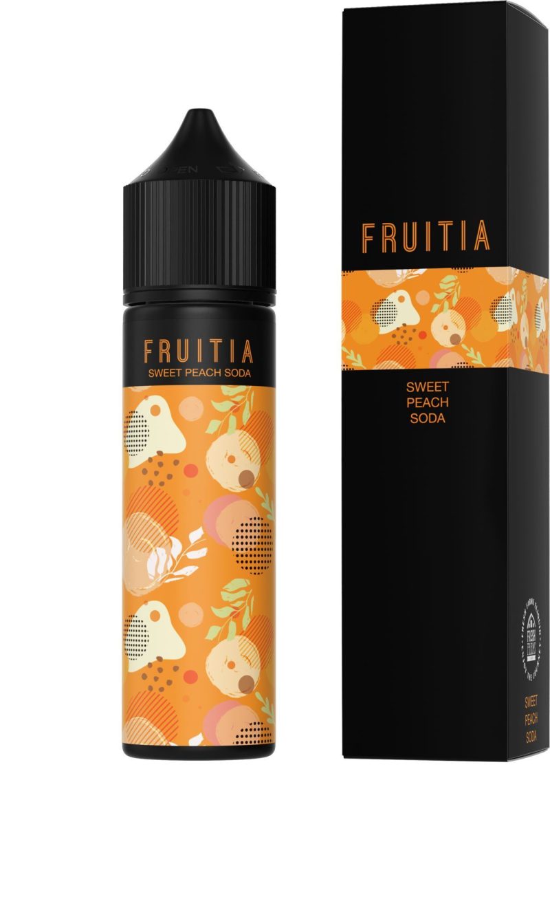 fruitia sweet peach soda 60ml eliquid 727269