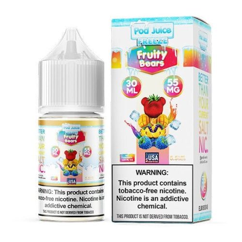 Fruity Bears Freeze by Pod Juice TFN Salt 30mL with Packaging