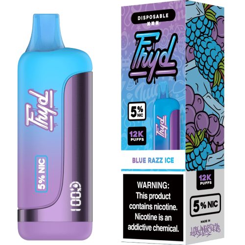 FRYD Disposable 12,0000 Puffs (17mL) 50mg Blue Razz Ice with Packaging