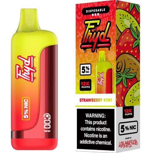 FRYD Disposable 12,0000 Puffs (17mL) 50mg Strawberry Kiwi with Packaging