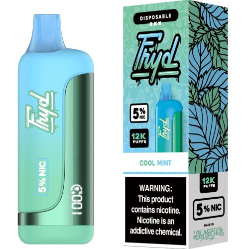 FRYD Disposable 12,0000 Puffs (17mL) 50mg Cool Mint with Packaging