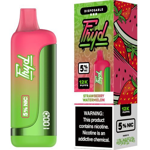 FRYD Disposable 12,0000 Puffs (17mL) 50mg Strawberry Watermelon with Packaging