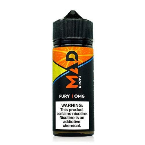 Fury by Mad Drops E-Liquid 120mL bottle