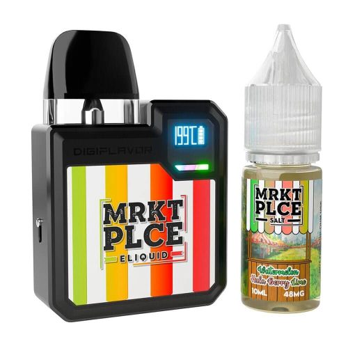 Geekvape Digi-Q Kit + Daddy’s Vapor 10mL Salts 50mg (Pod System + E-Liquid) watermelon hulaberry lime