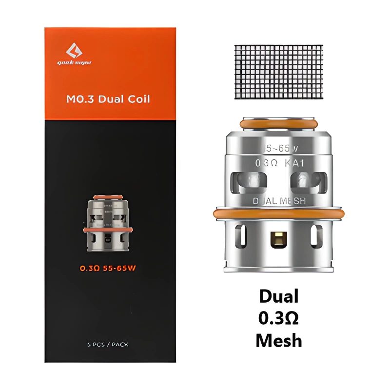 Geekvape M Series Coils (5-Pack) dual 0.3ohm mesh