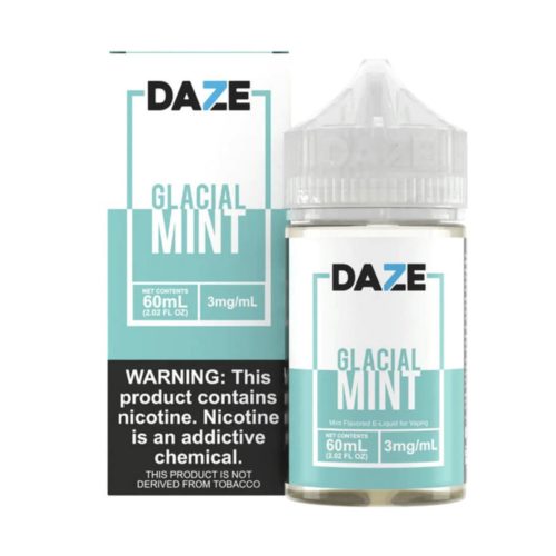 Glacial Mint by 7Daze TF-Nic Series 60ml with packaging