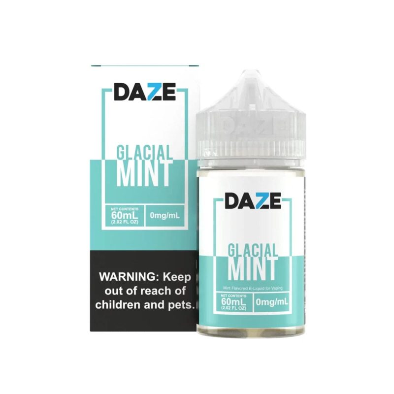 Glacial Mint by 7Daze TF-Nic Series 60ml with packaging