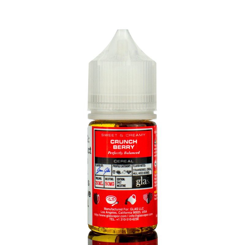 glas basix nic salts crunch berry 30ml eliquid 841127