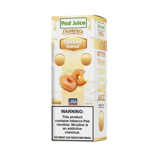 Glazed Donut by Pod Juice Salts Series 30mL Packaging