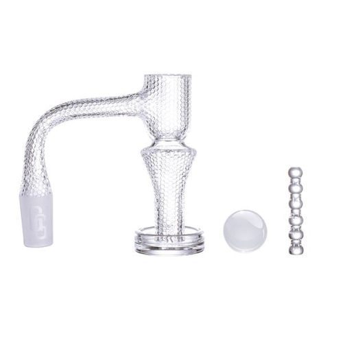 Golden Goat – Quartz Nails - 18 Engraved Terp Slurper With Quartz Marble Se Piller 14mm Male & 19 Engraved Terp Slurper With Quartz Marble Se Piller 10mm Male