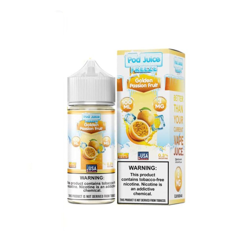 golden passionfruit freeze by pod juice tfn series 100ml 334843