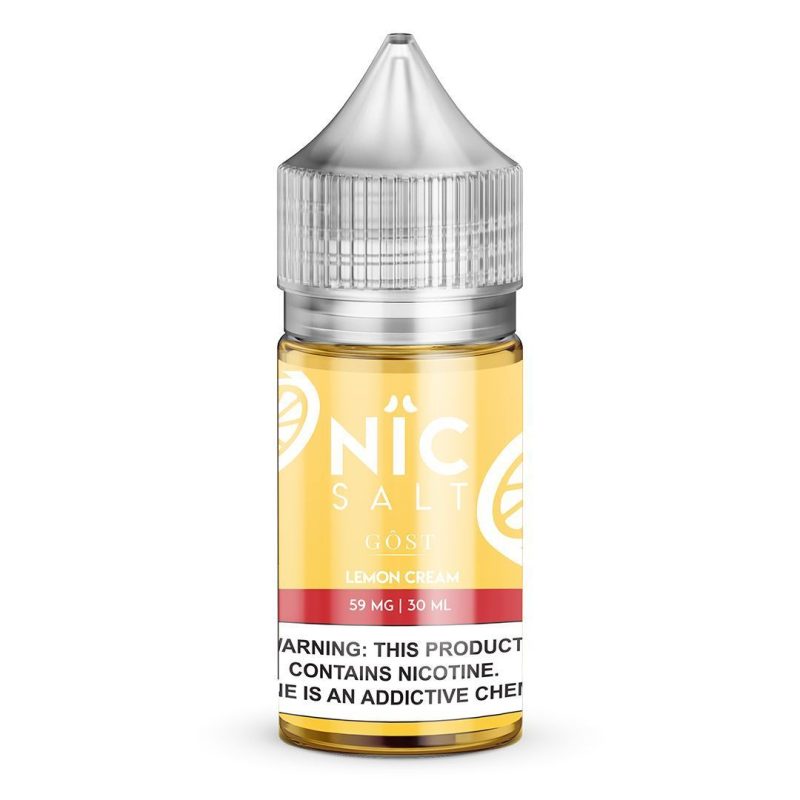 Lemon Cream by Nic Salt Gost Vapor 30ml bottle