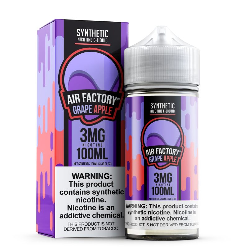 grape apple by air factory tobacco free nicotine nicotine series e liquid 558155