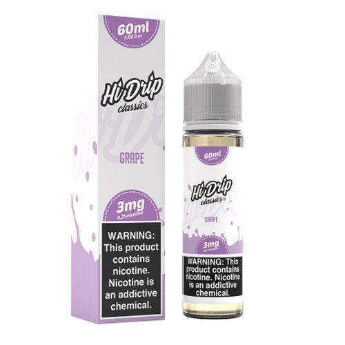 Grape by Hi-Drip Classics E-Liquid 60ML with packaging