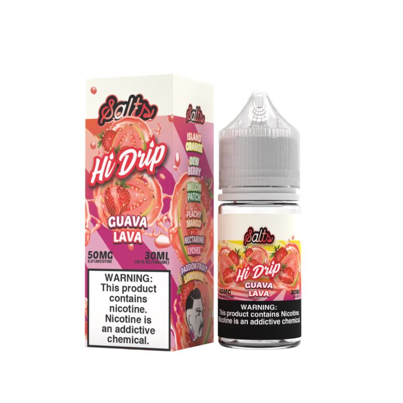 guava lava by hi drip salts series 30ml 546371