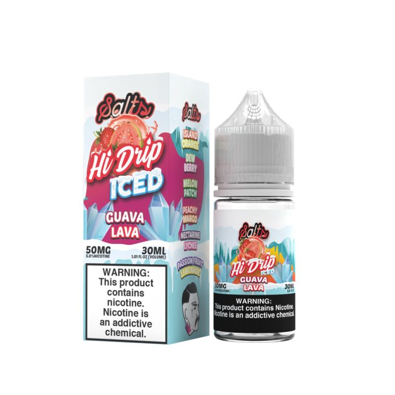 guava lava iced by hi drip salts series 30ml 968605