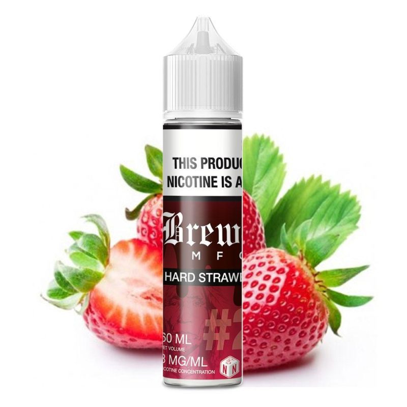 hard strawberry 22 by brewell mfg e liquid 701648