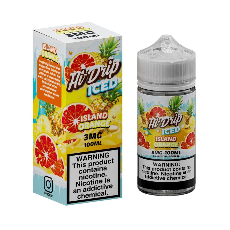 hi drip iced blood orange pineapple 100ml eliquid 611022