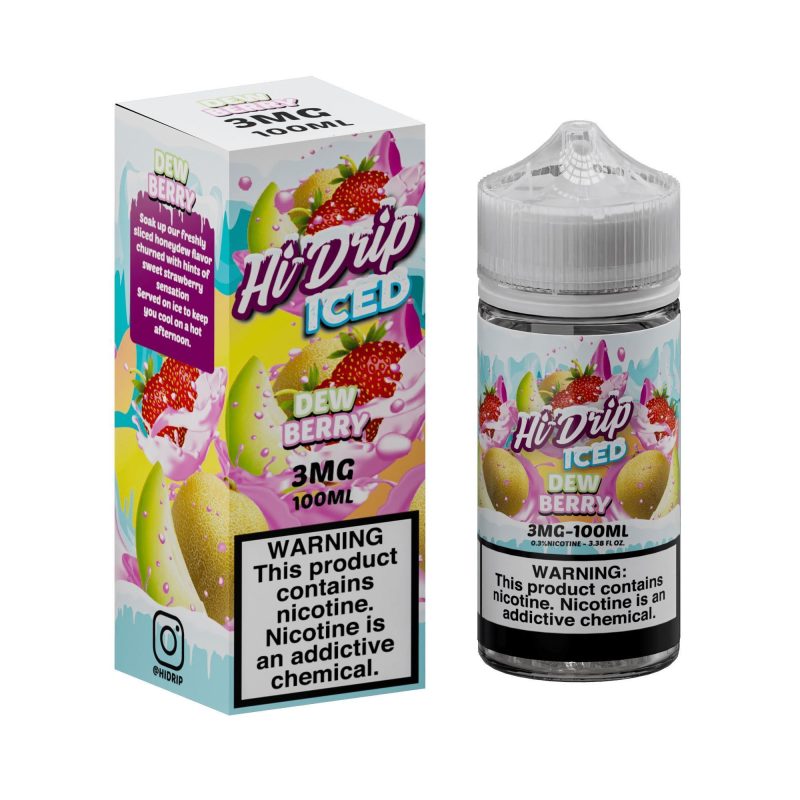 hi drip iced honeydew strawberry 100ml eliquid 584448