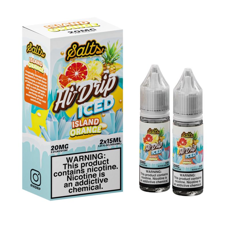 hi drip salts blood orange pineapple iced 2x15ml eliquid 418106