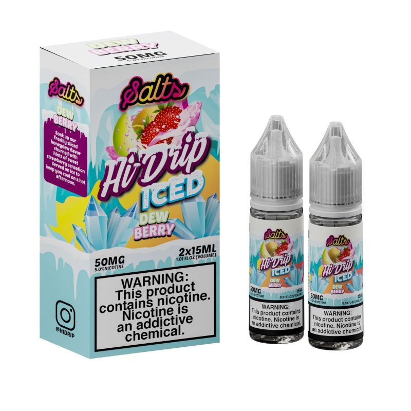 hi drip salts honeydew strawberry iced 2x15ml eliquid 760728