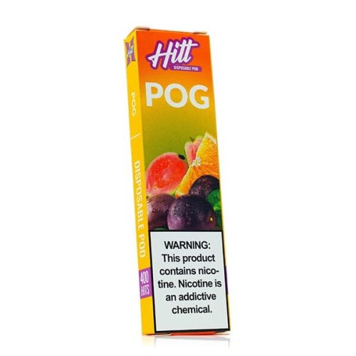 Hitt Go Disposable E-Cigs POG packaging