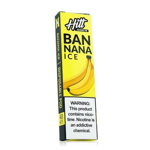 Hitt Go Disposable E-Cigs banana ice packaging