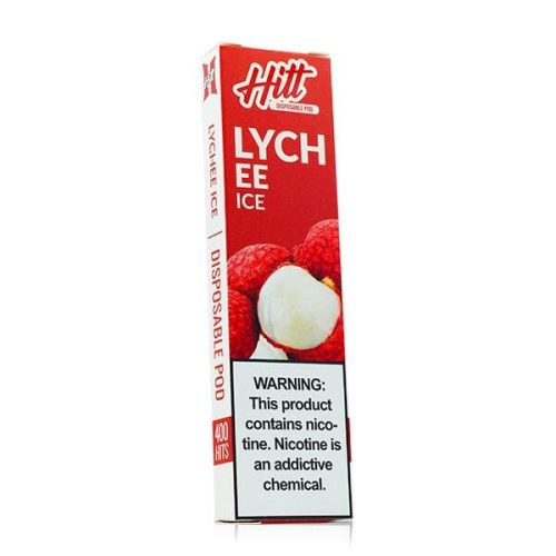 Hitt Go Disposable E-Cigs lychee ice packaging