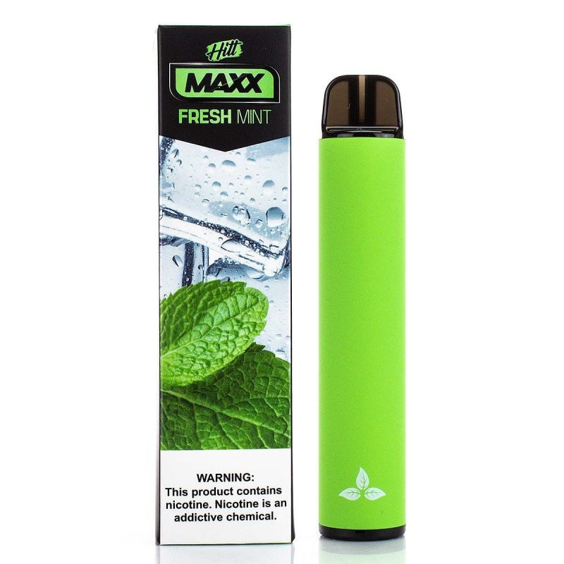 HITT MAXX 5% Disposable (Individual) - 1500 Puffs fresh mint with packaging