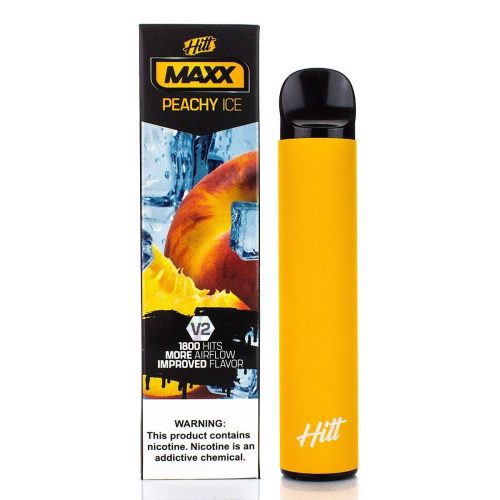 Hitt Maxx V2 Disposable | 1800 Puffs | 6.5mL peachy ice with packaging