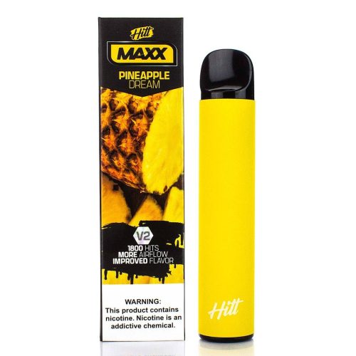 Hitt Maxx V2 Disposable | 1800 Puffs | 6.5mL pineapple dream with packaging