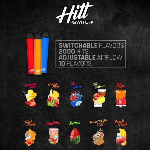 hitt switch disposable 2000 puffs 661405