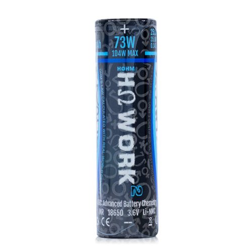 hohm tech hohm work 18650 battery 2547mah 253a 2 pack flawless vape shop 510584